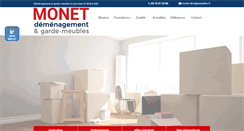 Desktop Screenshot of monet-demenagement.com